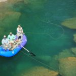 overhead boat shot